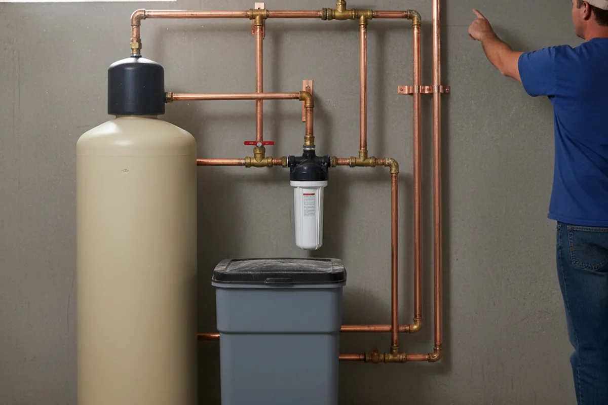 Whole-house water treatment system installed in Marengo